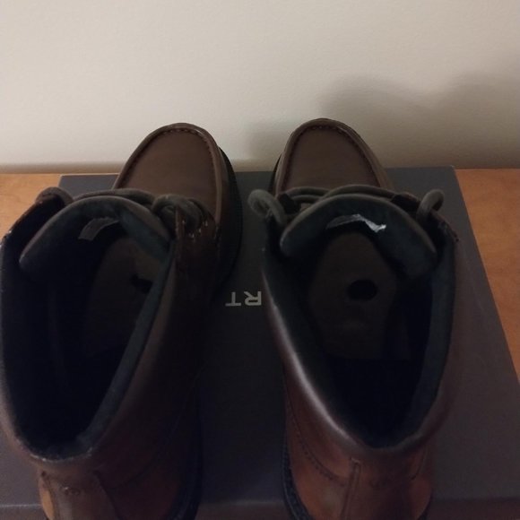 Rockport - Moc Toe Leather Boots - Size 9.5 Men - Picture 9 of 12
